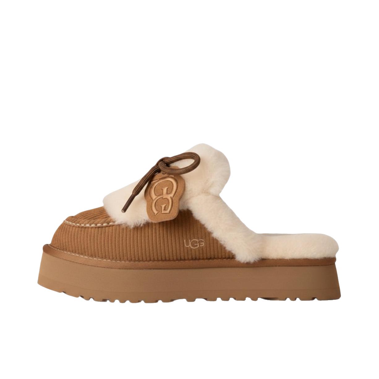 推荐商品：UGG Slipper Evolution 拖鞋 圆头保暖舒适百搭 棕色