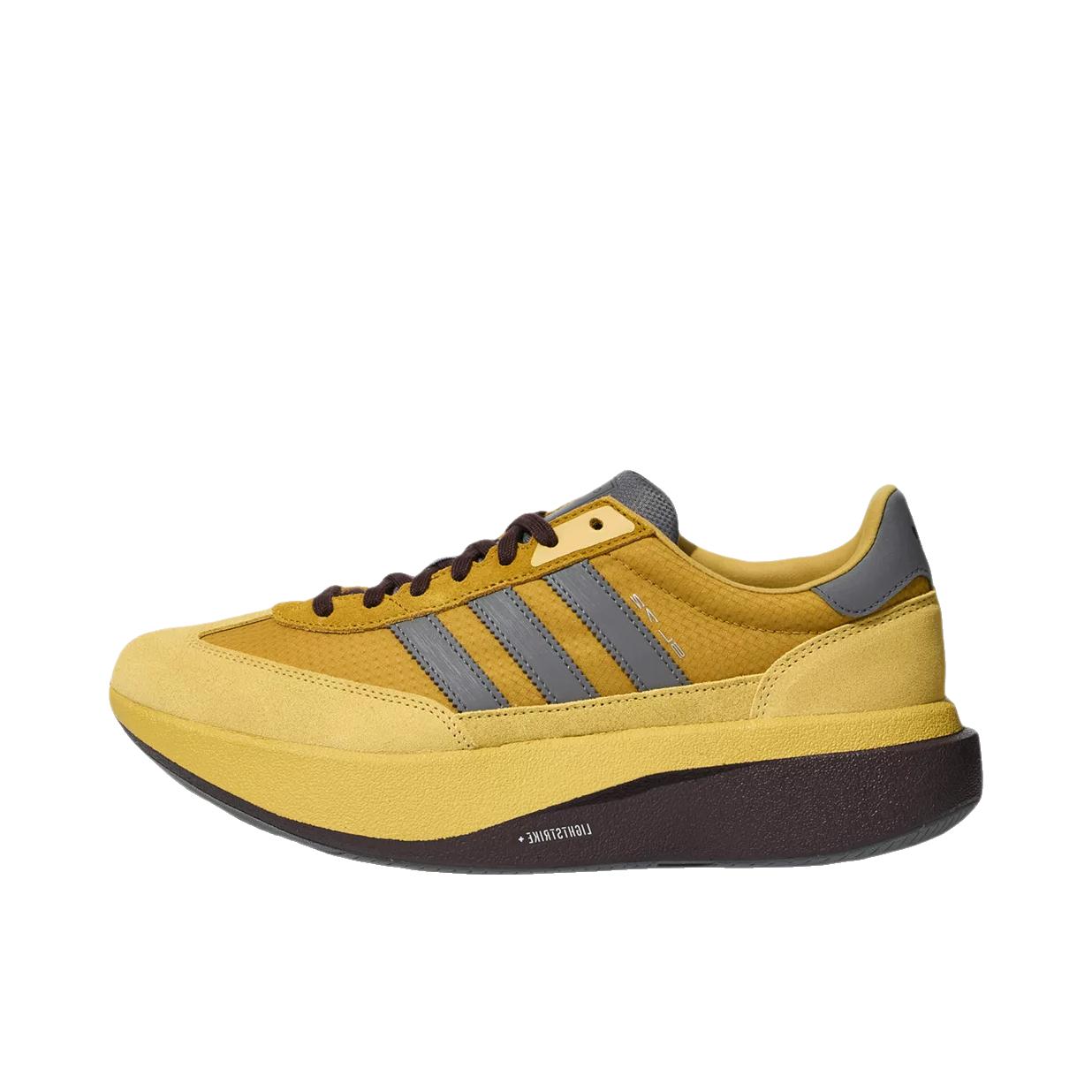 推荐商品：adidas SL 72 PRO T头鞋 运动休闲鞋 防滑耐磨透气贴合跑步风复古 胜利金/灰色/浅陈金土