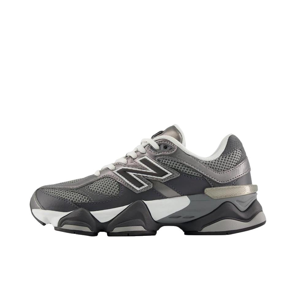 推荐商品：New Balance 9060 跑鞋 绒面革舒适减震网面透气防滑耐磨拼接复古增高圆头贴合耐穿 M宽/大童/黑色/灰色/白色