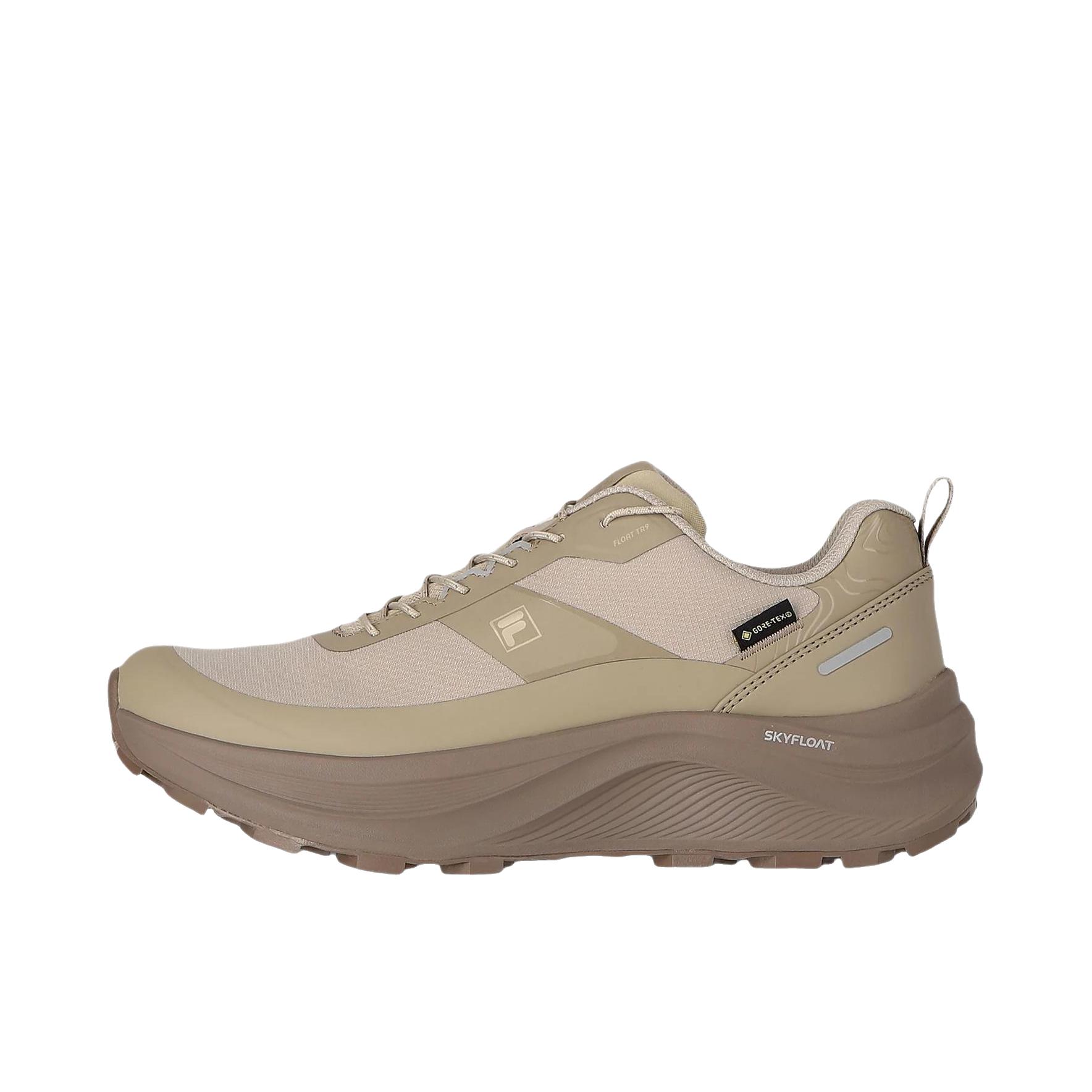 推荐商品：FILA/斐乐 Float TR9 2.0 GTX 跑鞋 百搭防水透气 浅米色/褐色