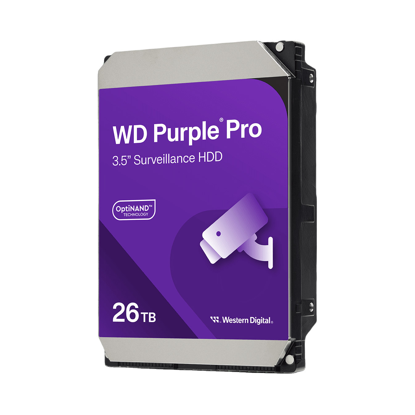 推荐商品：WD/西部数据 WD122PURP 3.5英寸 SATA 监控级机械硬盘 7200转 CMR垂直