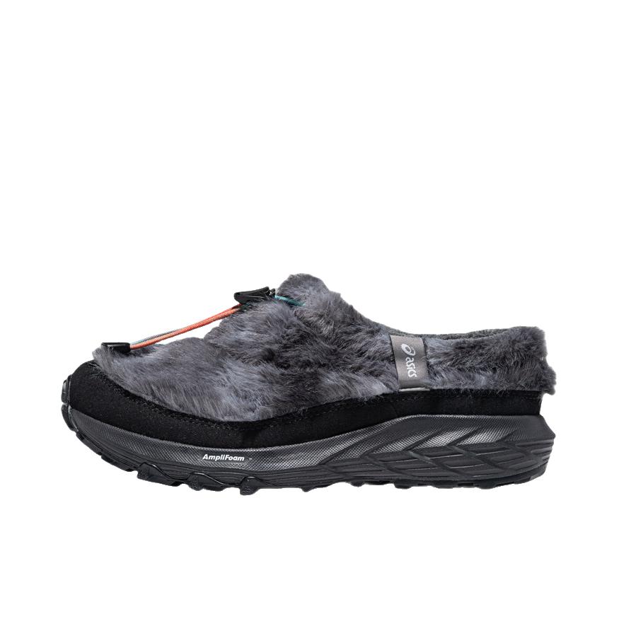推荐商品：Asics/亚瑟士 GEL-SONOMA WT 冬季拖鞋 一脚蹬保暖毛毛绒加绒加厚 加绒/灰色/黑色