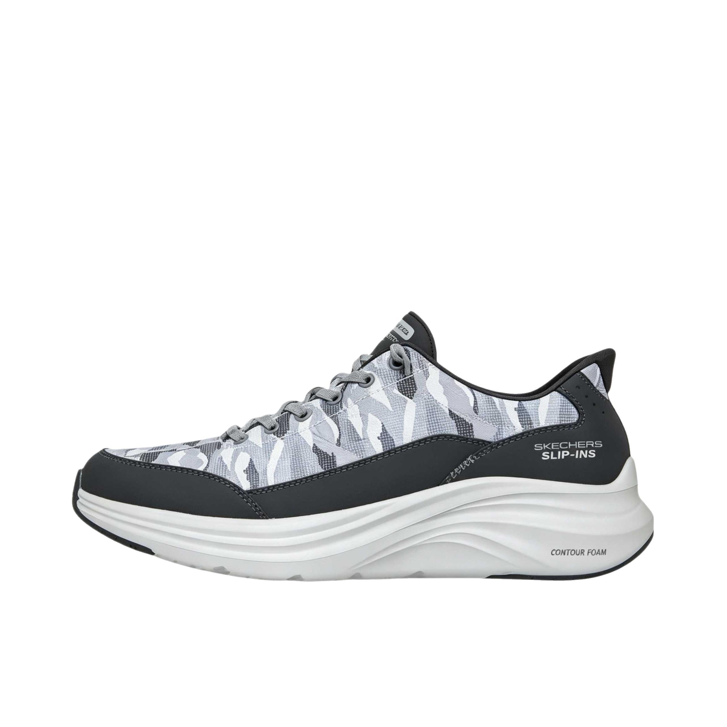推荐商品：Skechers/斯凯奇 Hands Free Slip-ins 运动休闲鞋 透气减震防滑耐磨 灰色/白色