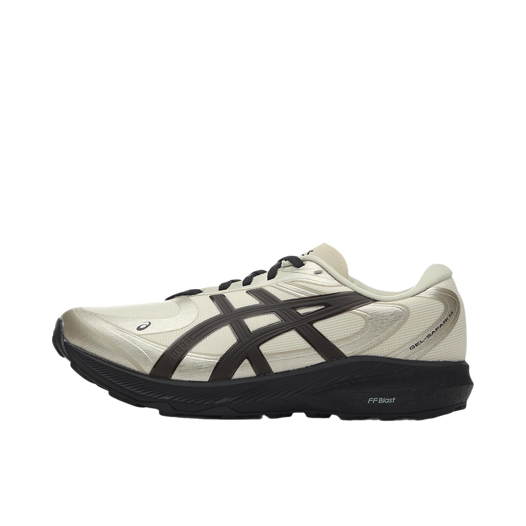 推荐商品：Asics/亚瑟士 GEL-SAFARI M 跑鞋 通勤轻量缓震防滑 白色/黑色