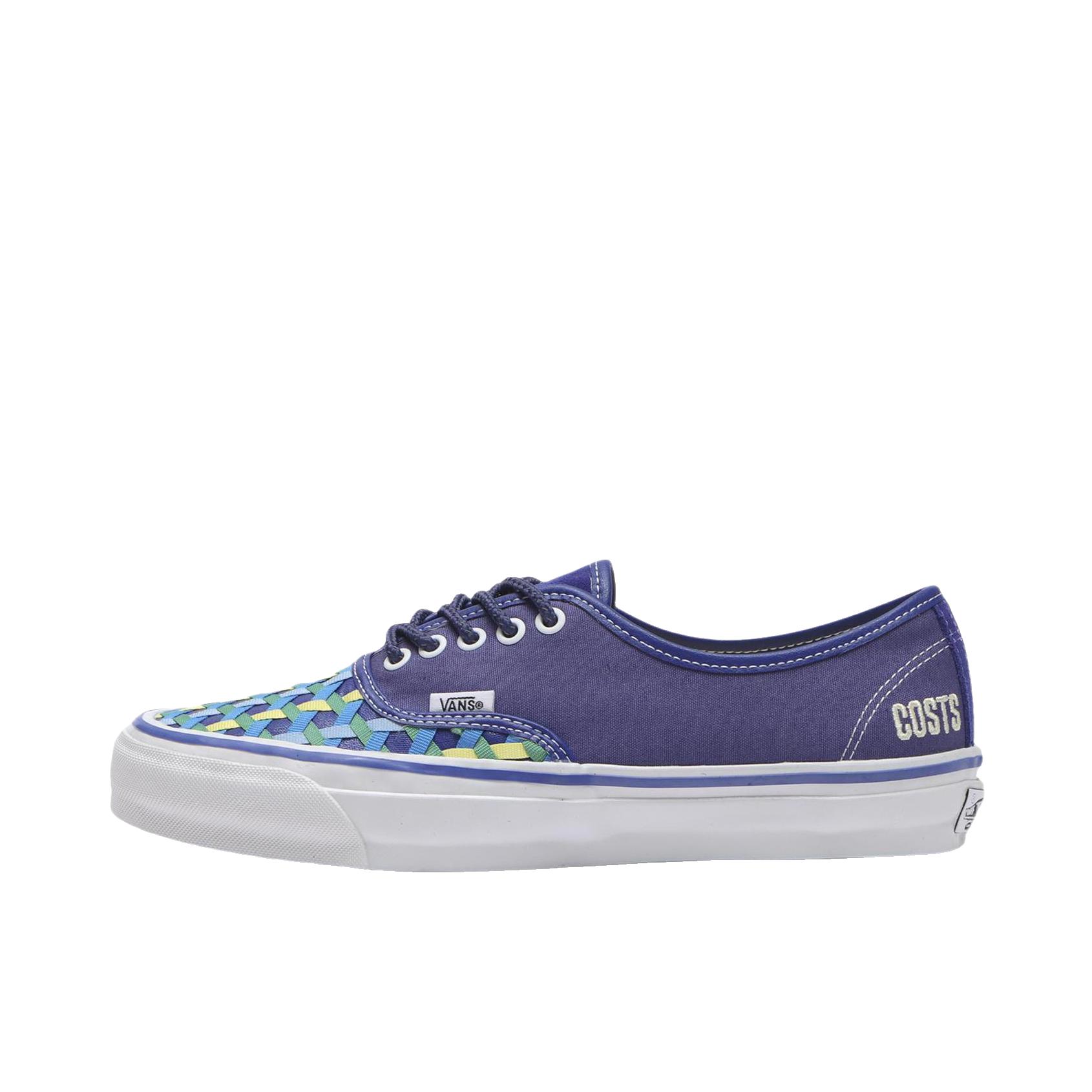 推荐商品：Vans/范斯 Premium Authentic 44 板鞋 柔软耐磨平跟舒适贴合复古 COSTS联名款/暮光迷雾蓝/海绿色