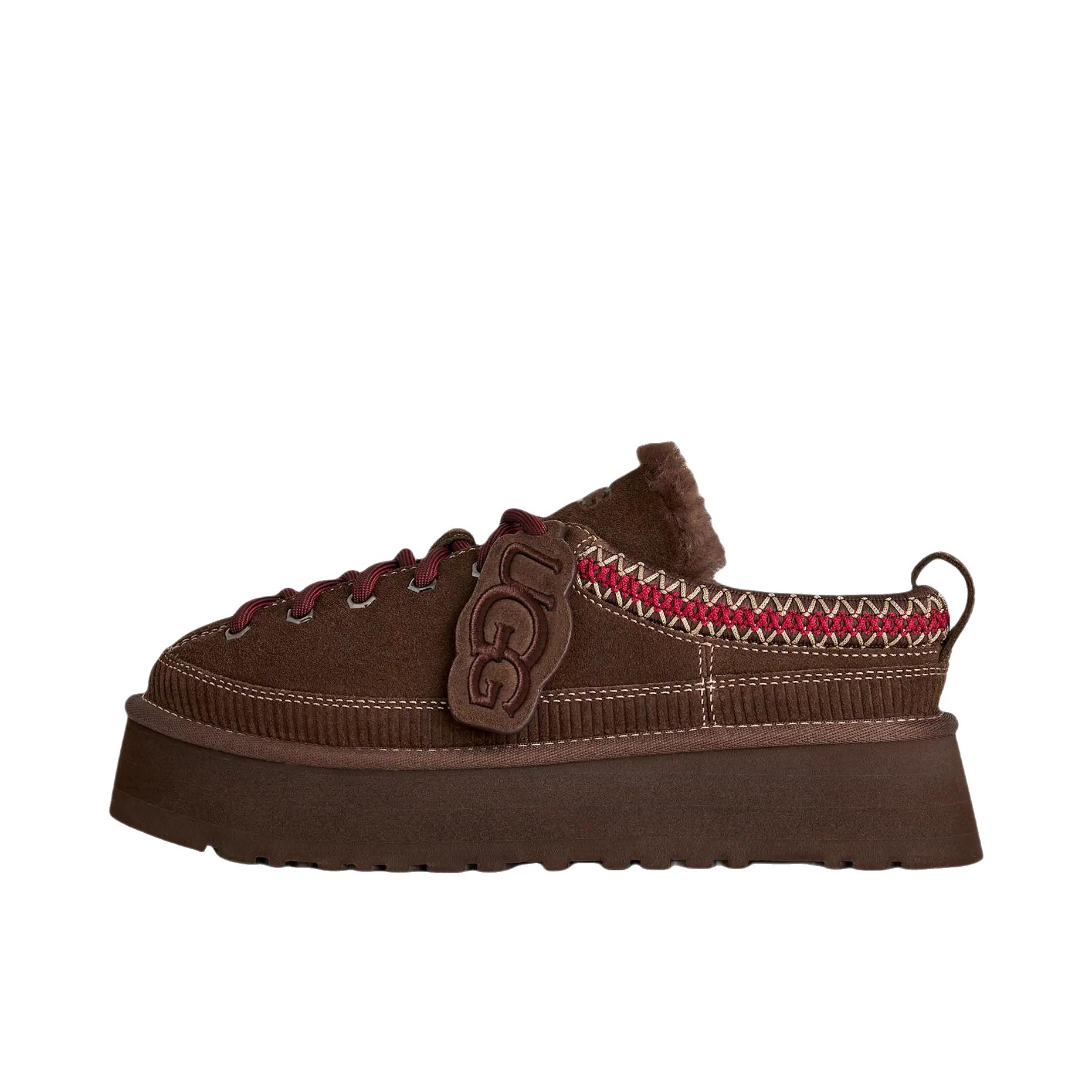 推荐商品：UGG Slipper evolution 运动休闲鞋 柔软增高舒适耐磨 巧克力色 