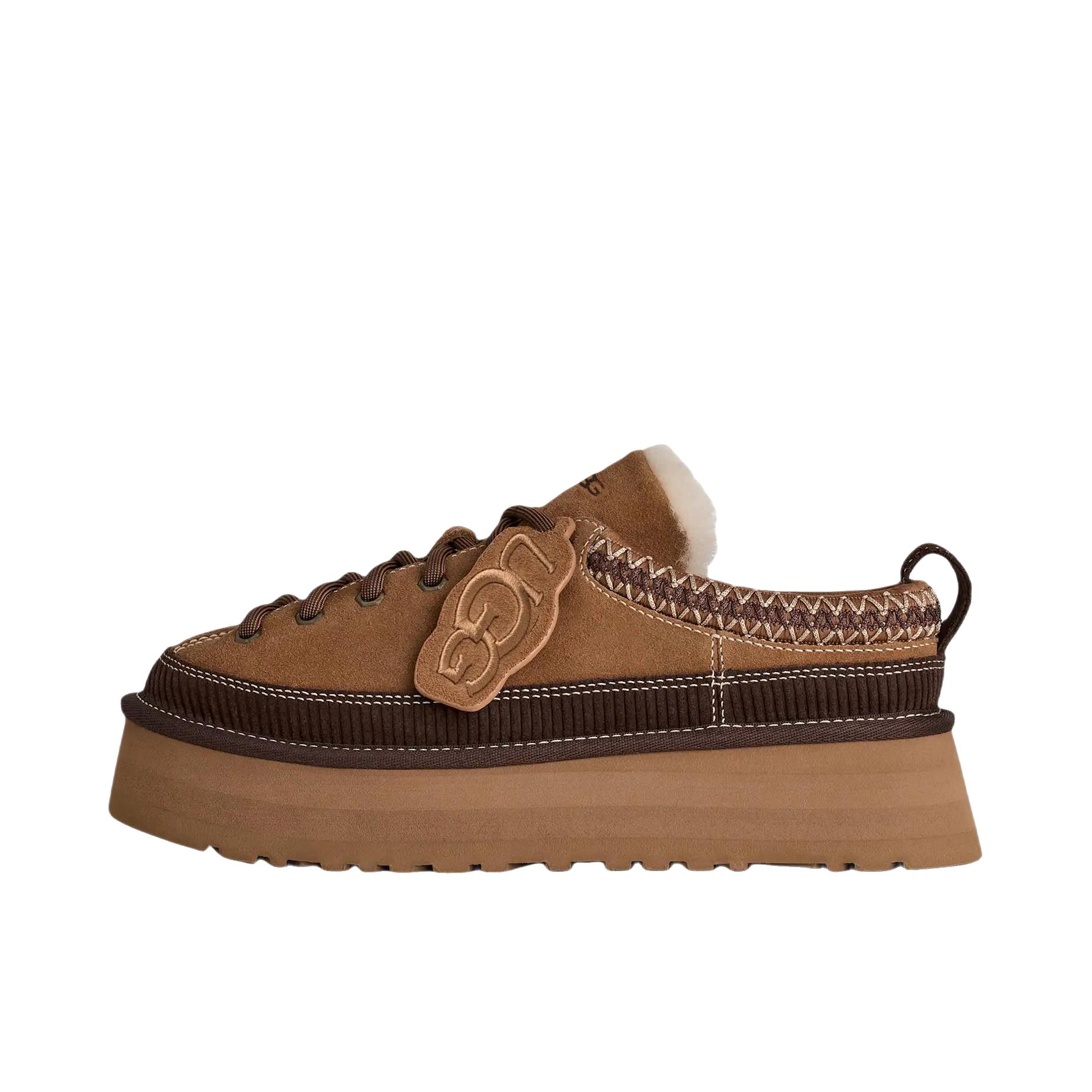 推荐商品：UGG Slipper evolution 运动休闲鞋 柔软增高舒适耐磨 棕色 