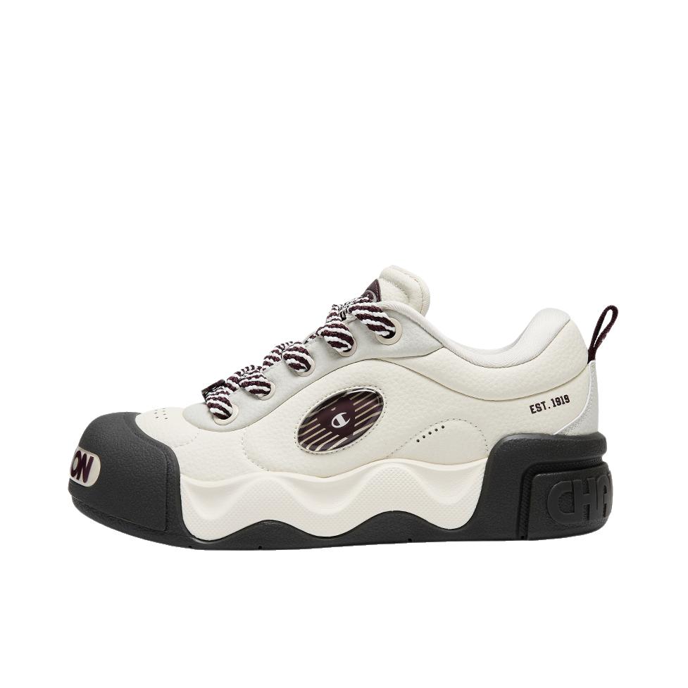推荐商品：Champion/冠军 AutoSkate Lite EC 板鞋 复古舒适百搭休闲 亚麻/酒红色