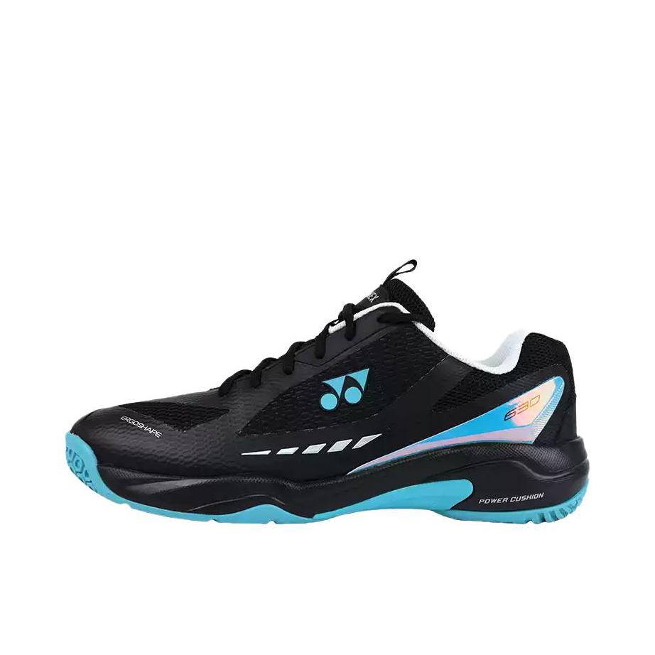 推荐商品：YONEX/尤尼克斯 羽毛球鞋 防滑耐磨减震训练 SHB630CR 黑色/冰蓝色