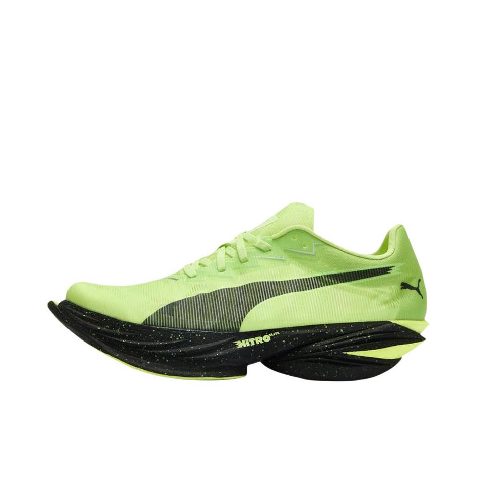 推荐商品：Puma/彪马 FAST-R NITRO Elite 3 异爪 缓震 防滑 轻量 系带 氮气碳板 马拉松 竞速 跑鞋 浅亮黄/黑色