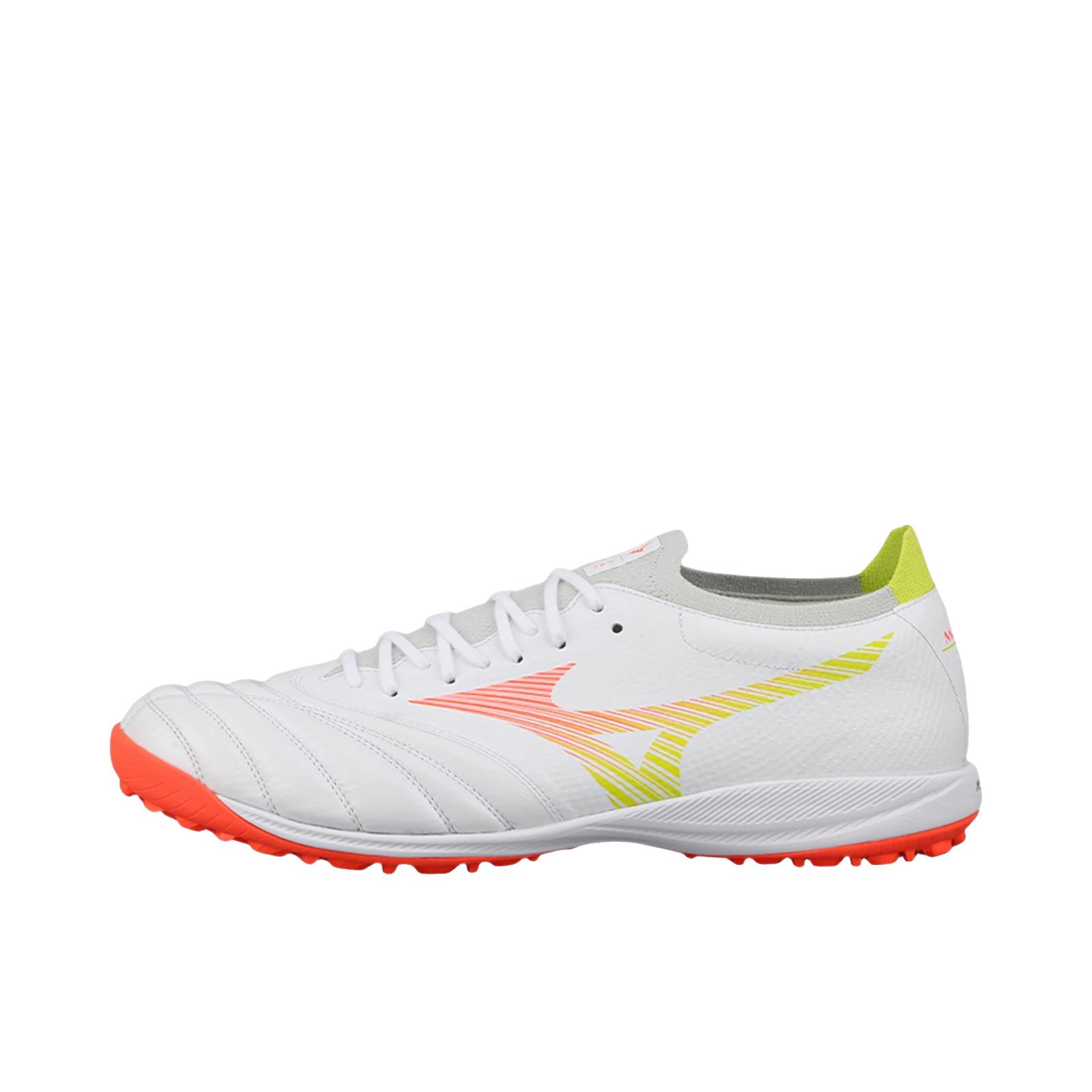 推荐商品：Mizuno/美津浓 MORELIA NEO V β 足球鞋 高端胶质碎钉 白色/橙色/黄色