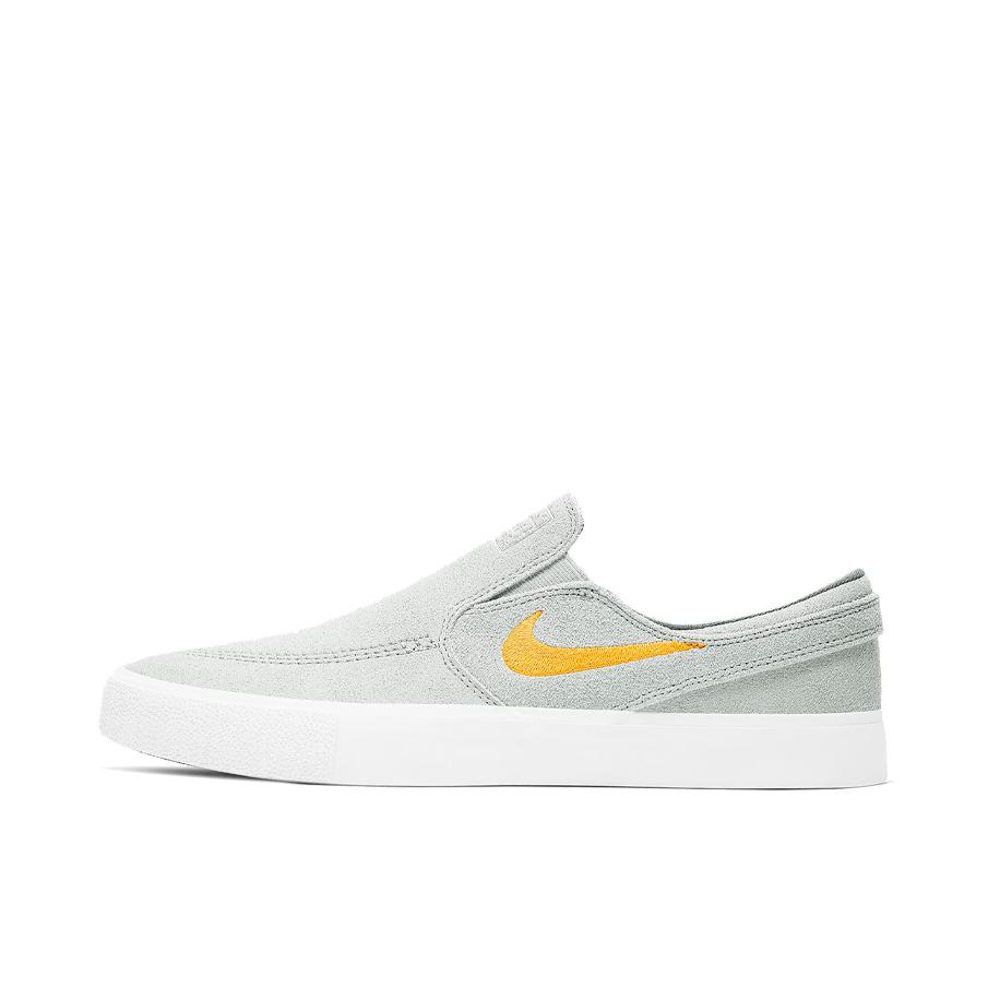 推荐商品：Nike Sb Zoom Janoski Slip on 板鞋 百搭简约防滑 灰色/黄色