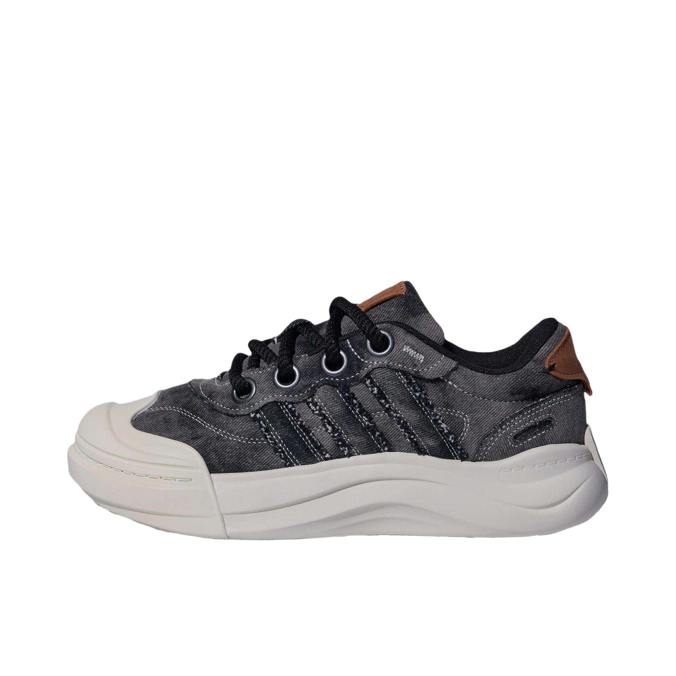 推荐商品：adidas MAXXCOURT SE DENIM 运动休闲鞋 百搭防滑耐磨 黑色/汉玉白