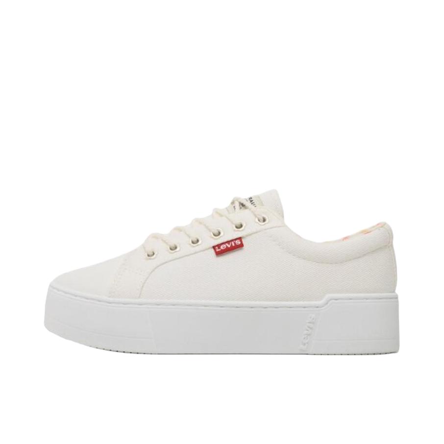 推荐商品：Levi's/李维斯 板鞋 简约舒适时尚 234188-677 女款/米白色