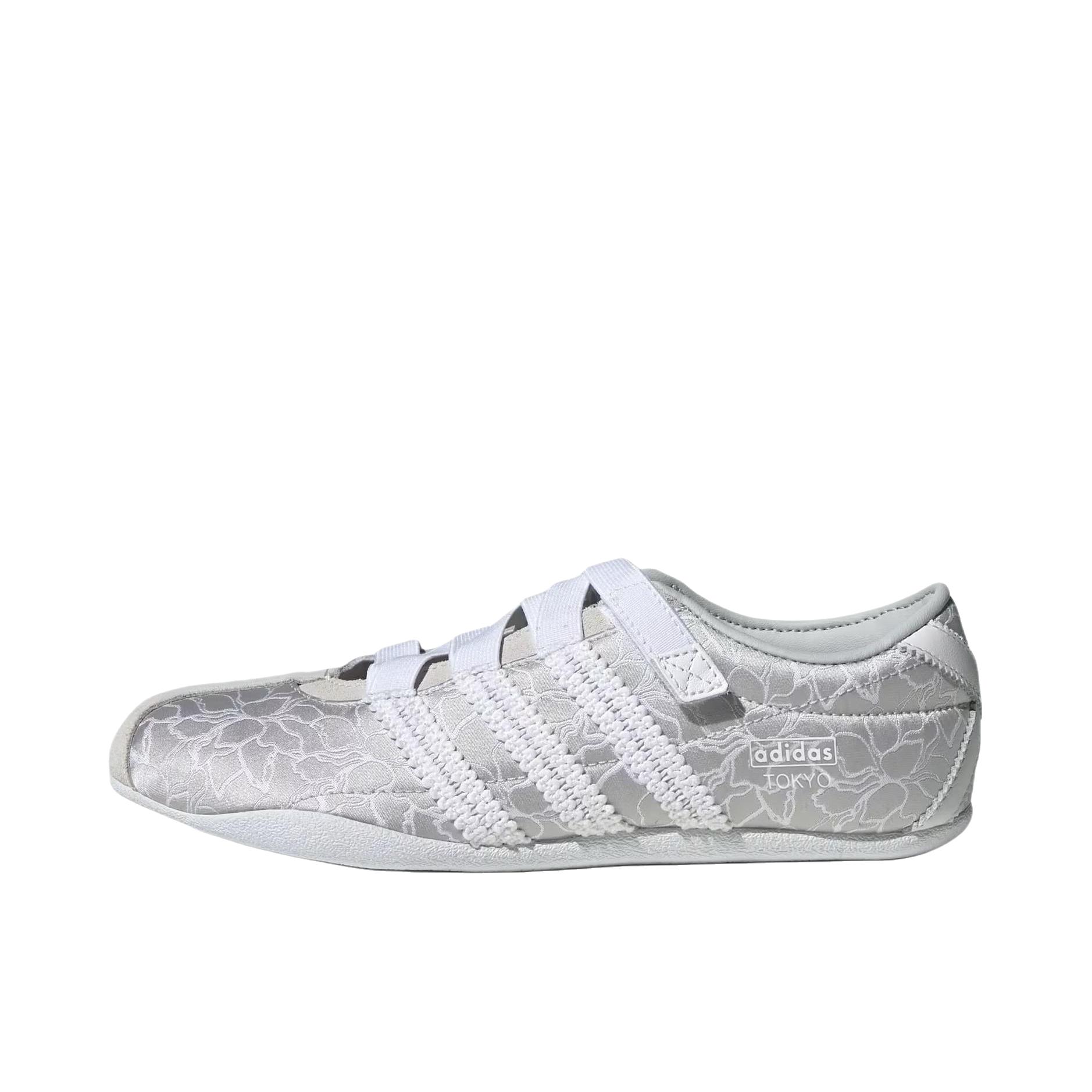 推荐商品：adidas Originals Tokyo MJ 运动休闲鞋 圆头魔术贴舒适玛丽珍 灰色