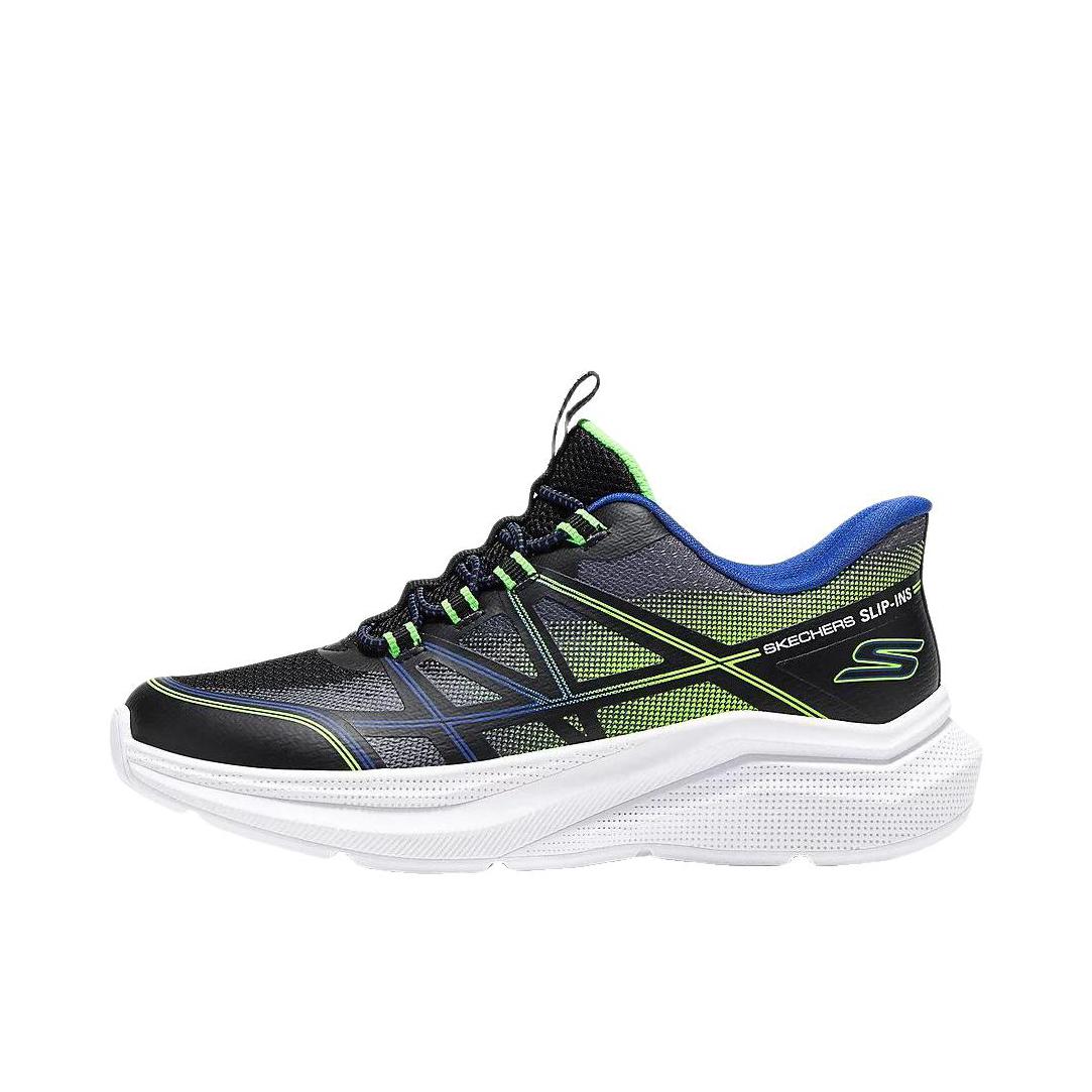 推荐商品：Skechers/斯凯奇 运动鞋儿童 耐磨一脚蹬 404220L 大童/绿色/白色