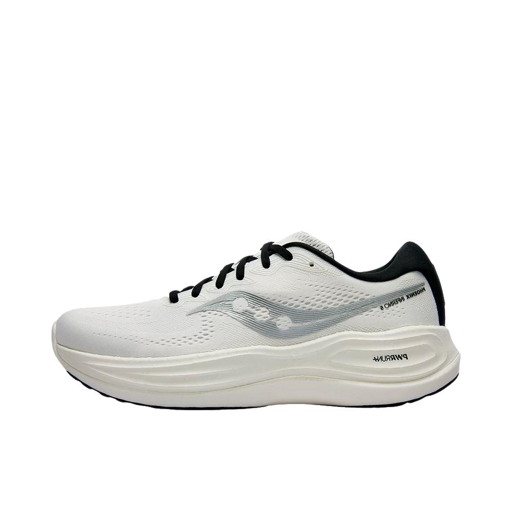 Saucony/索康尼 PHOENIX INFERNO 火鸟 5 跑鞋 减震回弹慢跑耐磨训练 白色/银色