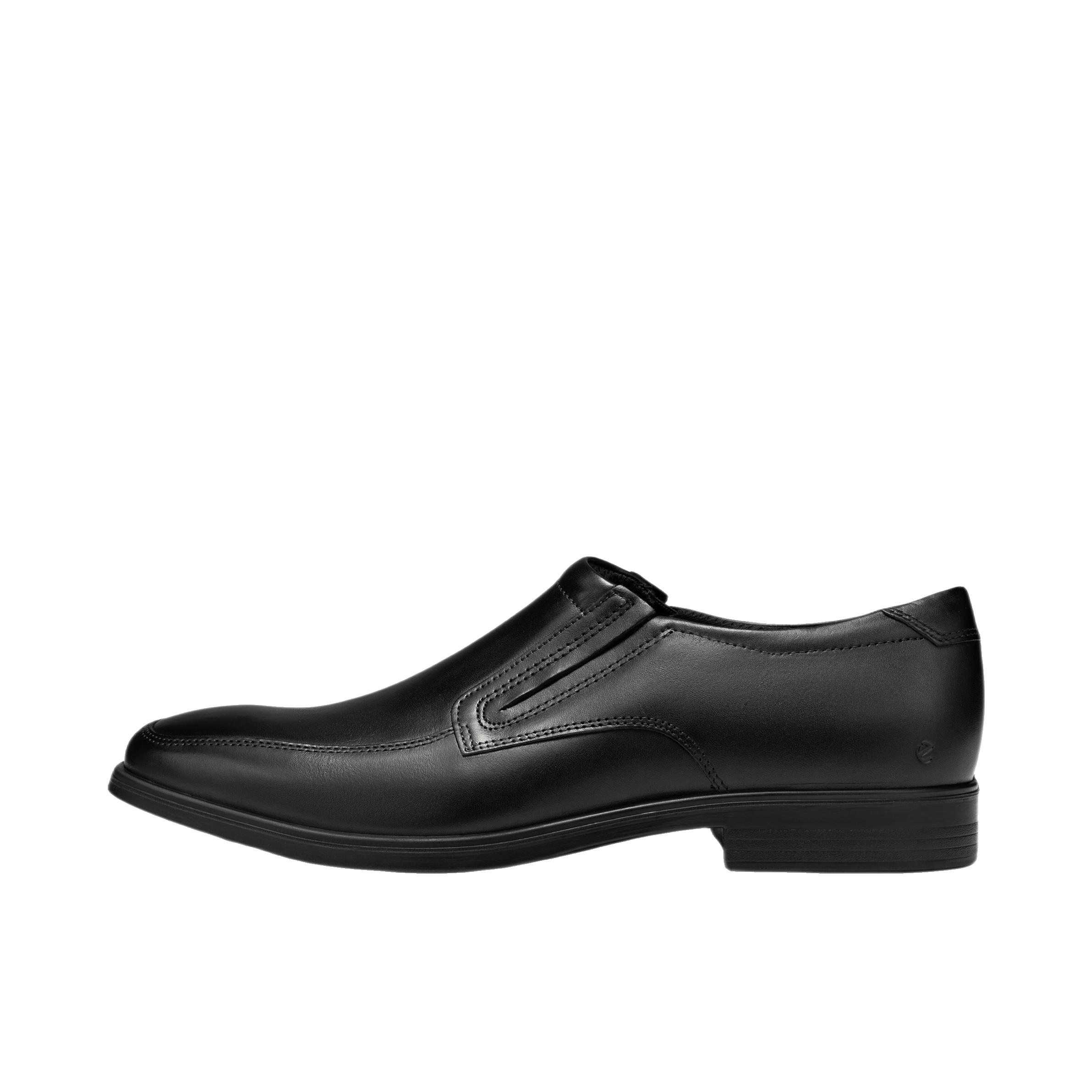 推荐商品：ECCO/爱步 墨本 aw26 皮鞋 舒适百搭透气 黑色