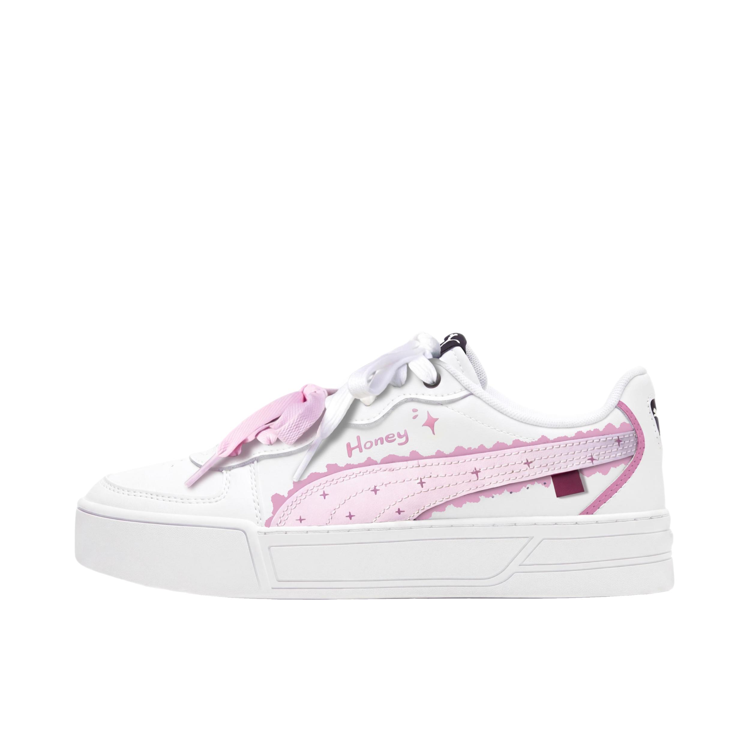 推荐商品：【定制球鞋】 Puma/彪马 Skye 板鞋 少女风甜酷防滑耐磨轻便百搭简约增高 女款/甜星蜜语