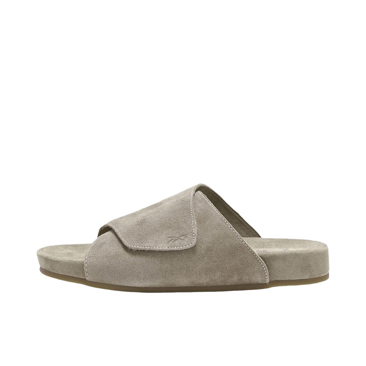 推荐商品：Reebok/锐步 classic slide 拖鞋 百搭舒适时尚 灰色/褐色