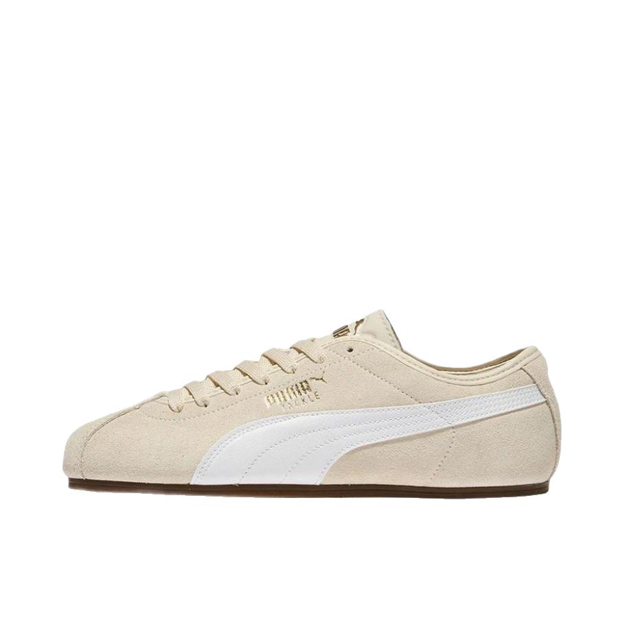 推荐商品：【张凌赫同款】 Puma/彪马 Tackle 运动休闲鞋 舒适简约复古百搭减震圆头薄底包裹性贴合 米色/珍珠白