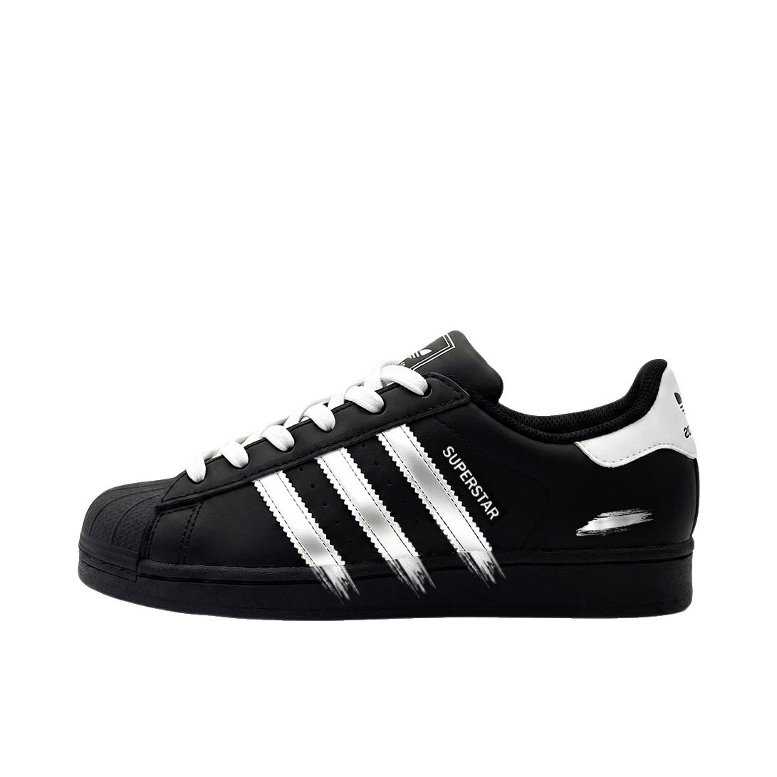 推荐商品：定制款 adidas Originals Superstar 2 板鞋 防滑减震低帮系带 银月骑士