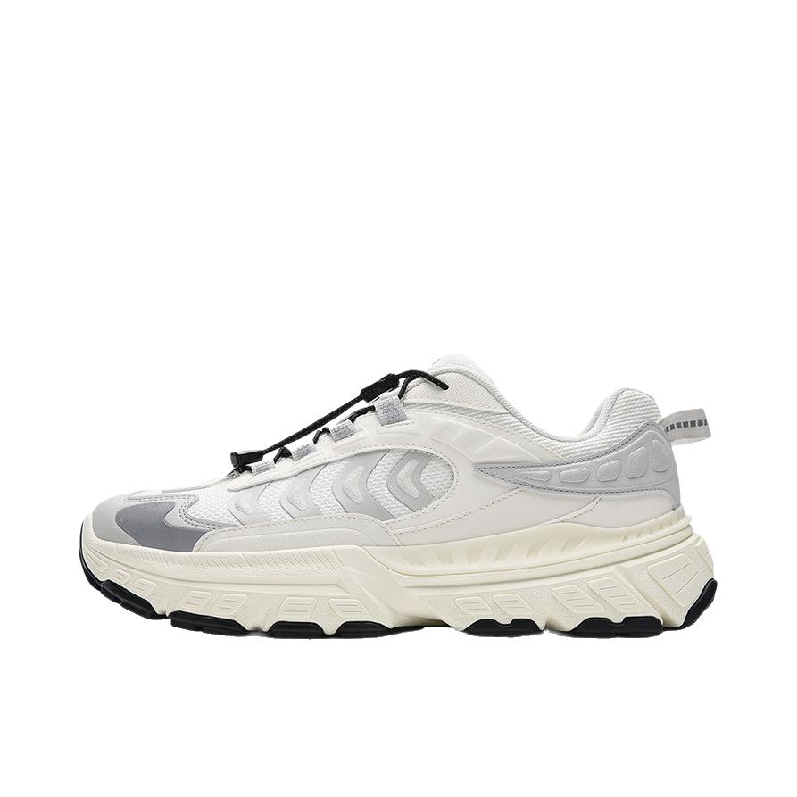 推荐商品：FILA/斐乐 冷杉鞋 运动休闲鞋 休闲轻便增高 微白色/南极灰