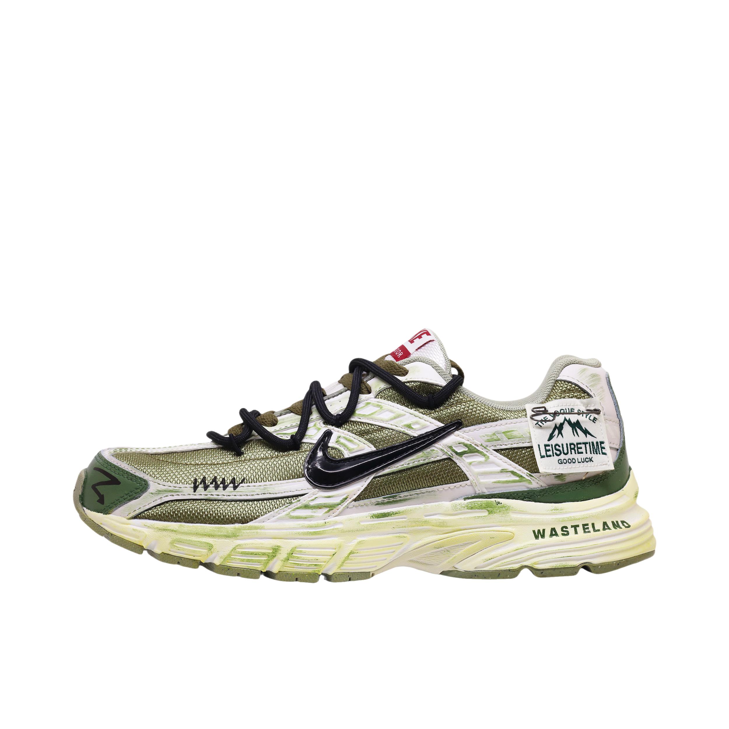 推荐商品：【定制球鞋】 Nike Initiator 跑鞋 做旧机能减震轻便网布透气防滑耐磨织物舒适支撑合成革休闲百搭 越过山丘