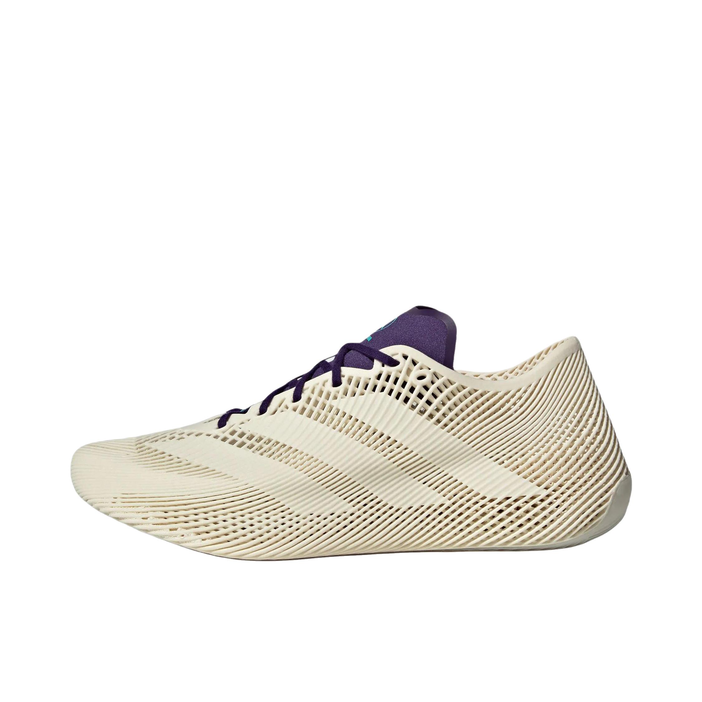 推荐商品：adidas Climacool Laced 3D 跑鞋 3D打印一体舒适回弹贴合 汉玉白/深紫色