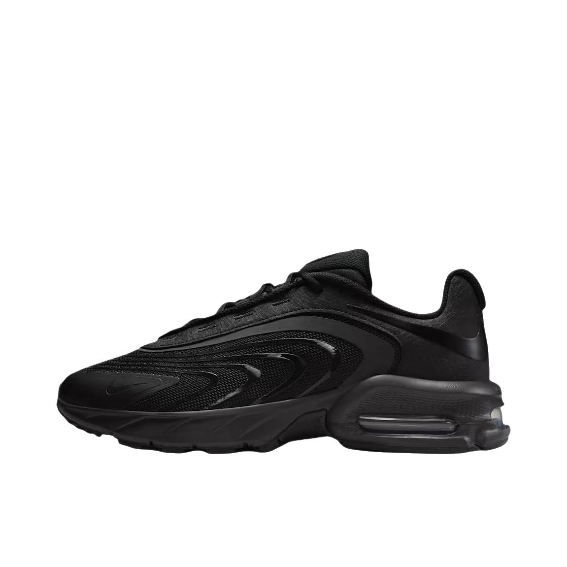 推荐商品：Nike Air Max Fire 运动休闲鞋 舒适回弹缓震防滑耐磨低帮时尚简约百搭贴合圆头 纯黑色