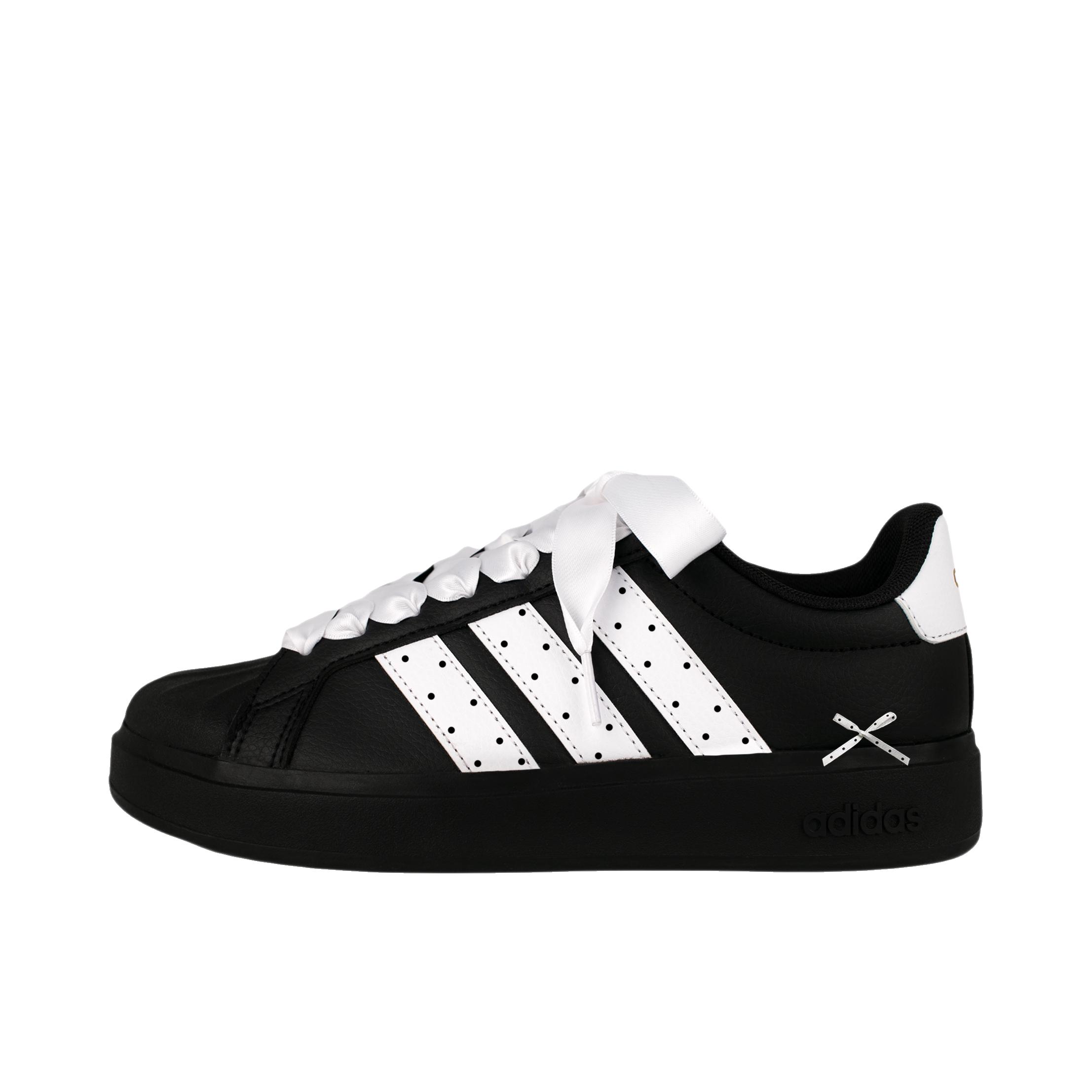 推荐商品：定制款 adidas STREETTALK 板鞋 个性美式学院风高街 大童/花点