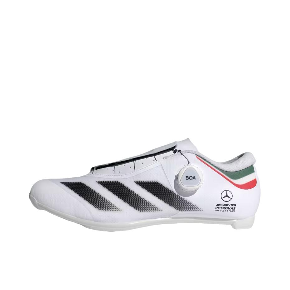 推荐商品：adidas TEMPO 3-STRIPES BOA 训练鞋 减震耐磨防滑旋钮 云白色/红色/亮绿色 