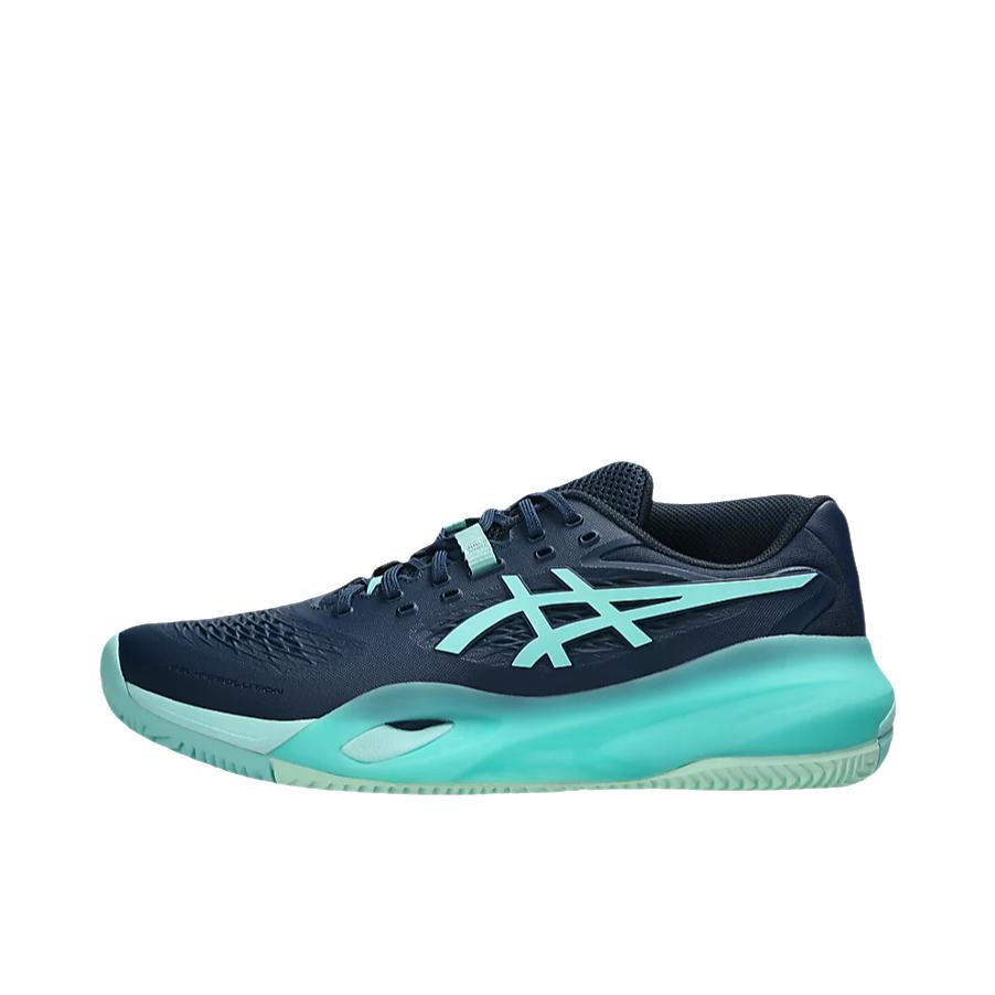 推荐商品：Asics/亚瑟士 Gel-Resolution X 防滑 耐磨 低帮 网球鞋 夜空/照亮薄荷 