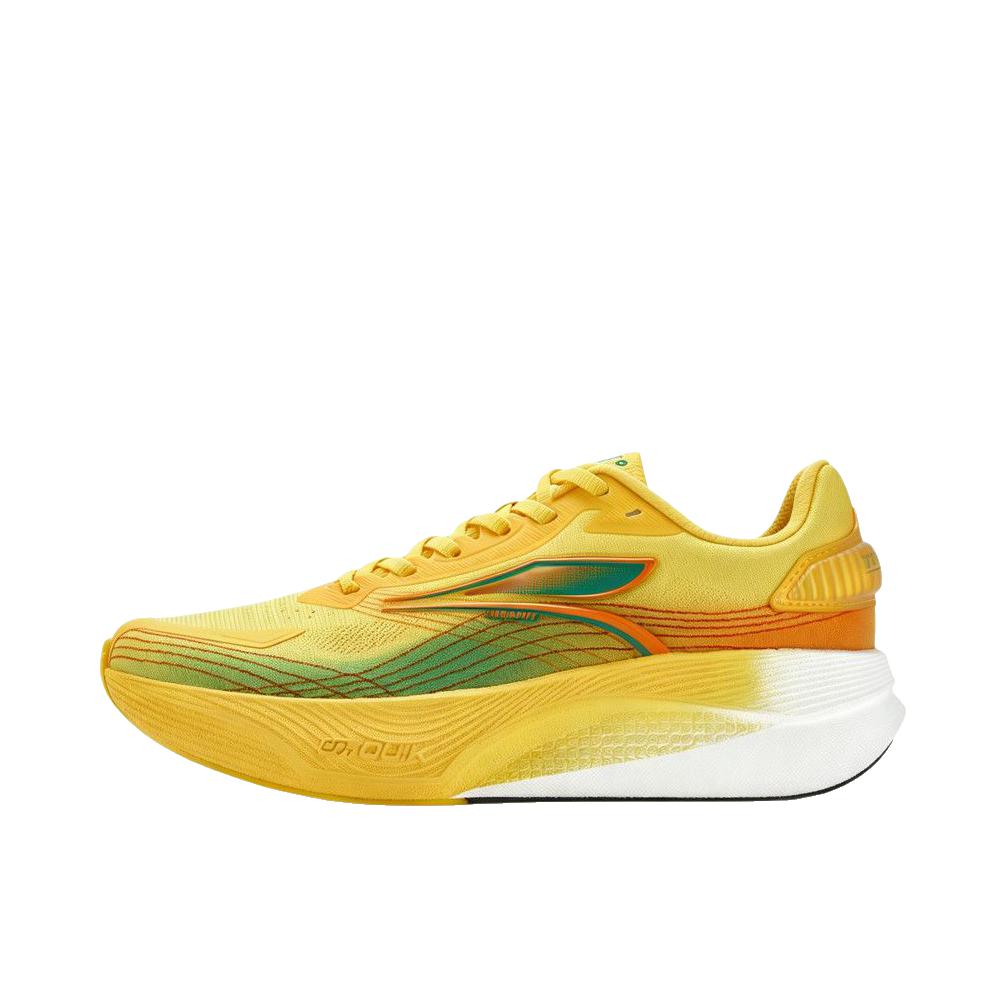推荐商品：361度 泰坦3.0 CQT 跑鞋 舒适防滑透气系带 花蕊黄/晚霞橙