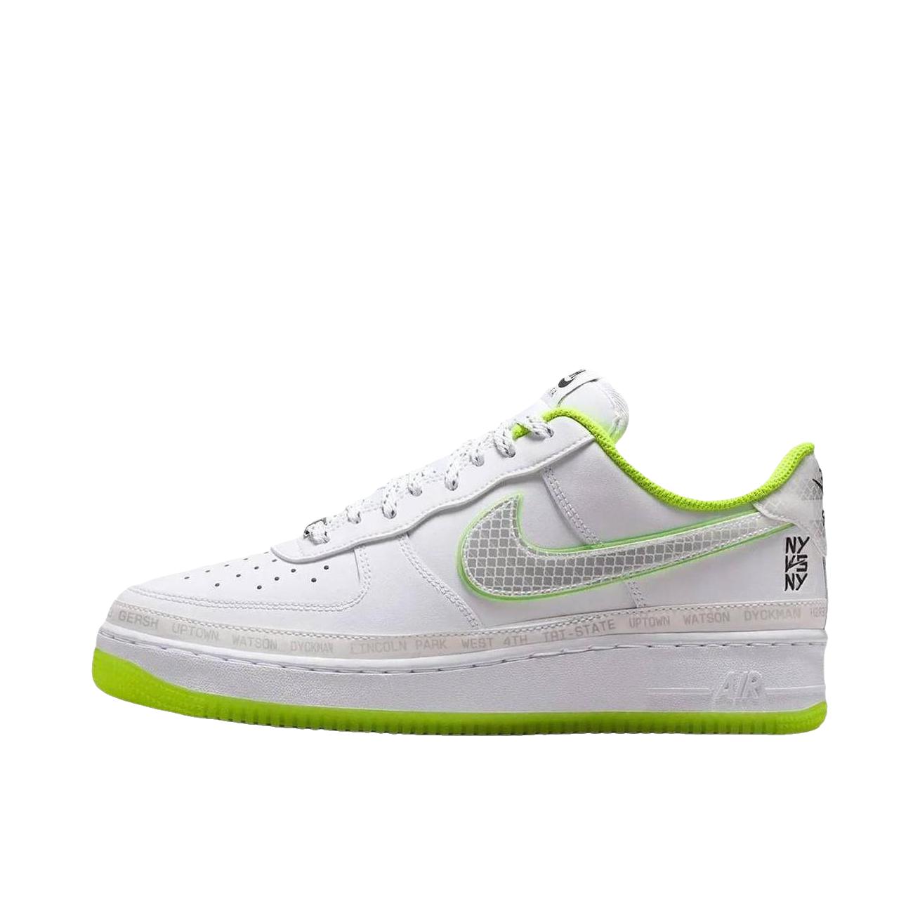 推荐商品：Nike Air Force 1 空军一号 板鞋 轻便舒适百搭耐磨防滑复古 奶白色/绿色