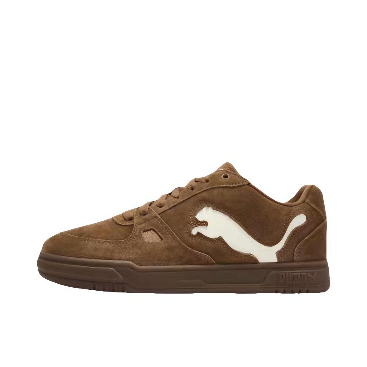 推荐商品：Puma/彪马 Park Lifestyle 板鞋 简约百搭休闲舒适 棕色/暖白色