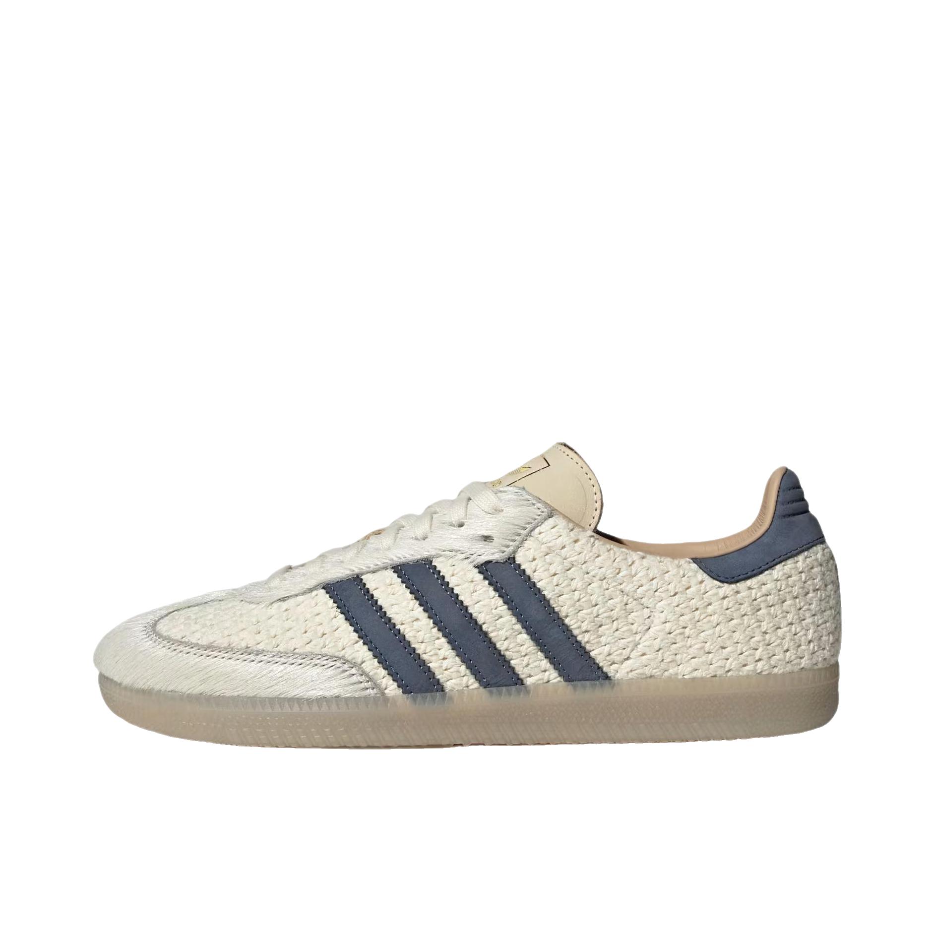 推荐商品：adidas Originals Samba OG T头鞋 板鞋 经典复古舒适百搭耐磨合成革圆头薄底贴合 奶油白/旧墨色/卡其色