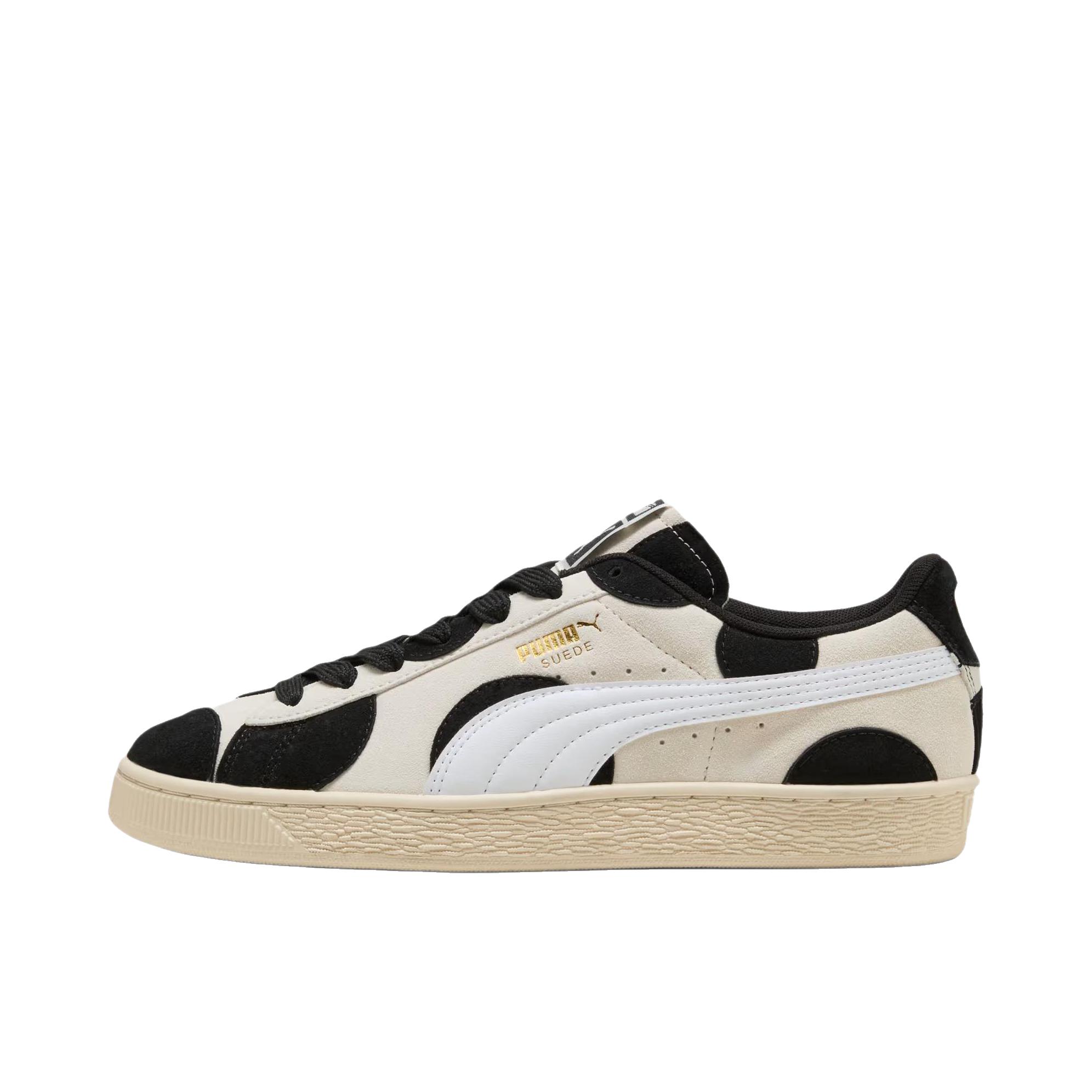 推荐商品：Puma/彪马 Suede Printed 板鞋 百搭透气舒适 黑色