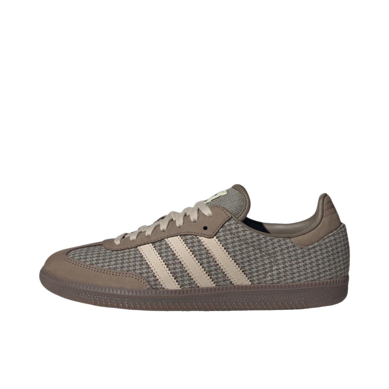 推荐商品：adidas Originals Samba OG T头鞋 板鞋 经典复古舒适百搭耐磨合成革圆头薄底贴合 漂白棕/浅卡其棕/卵石银灰