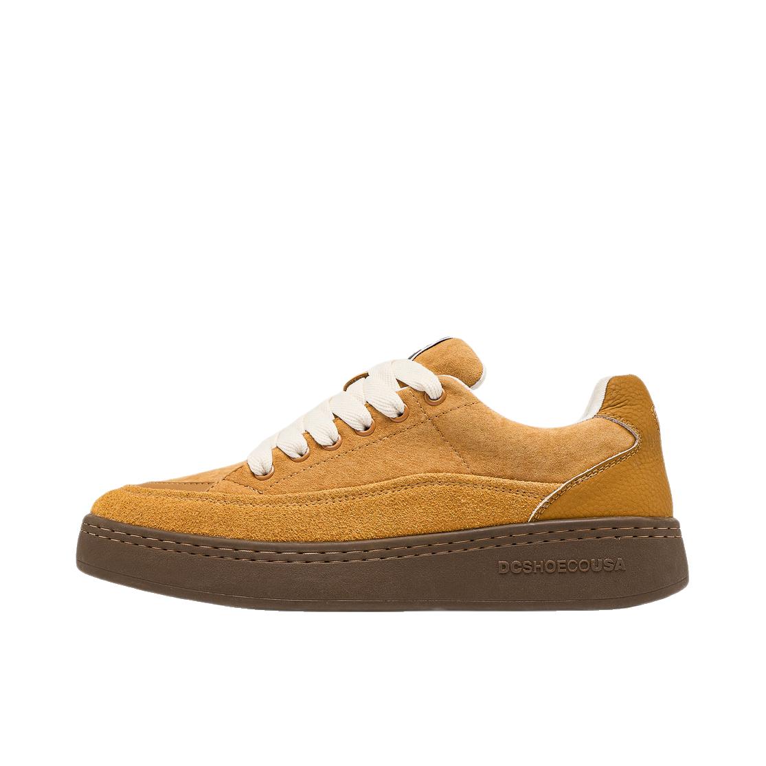 推荐商品：DC Shoes OLYMPIA 板鞋 复古减震软底圆头 焦糖棕