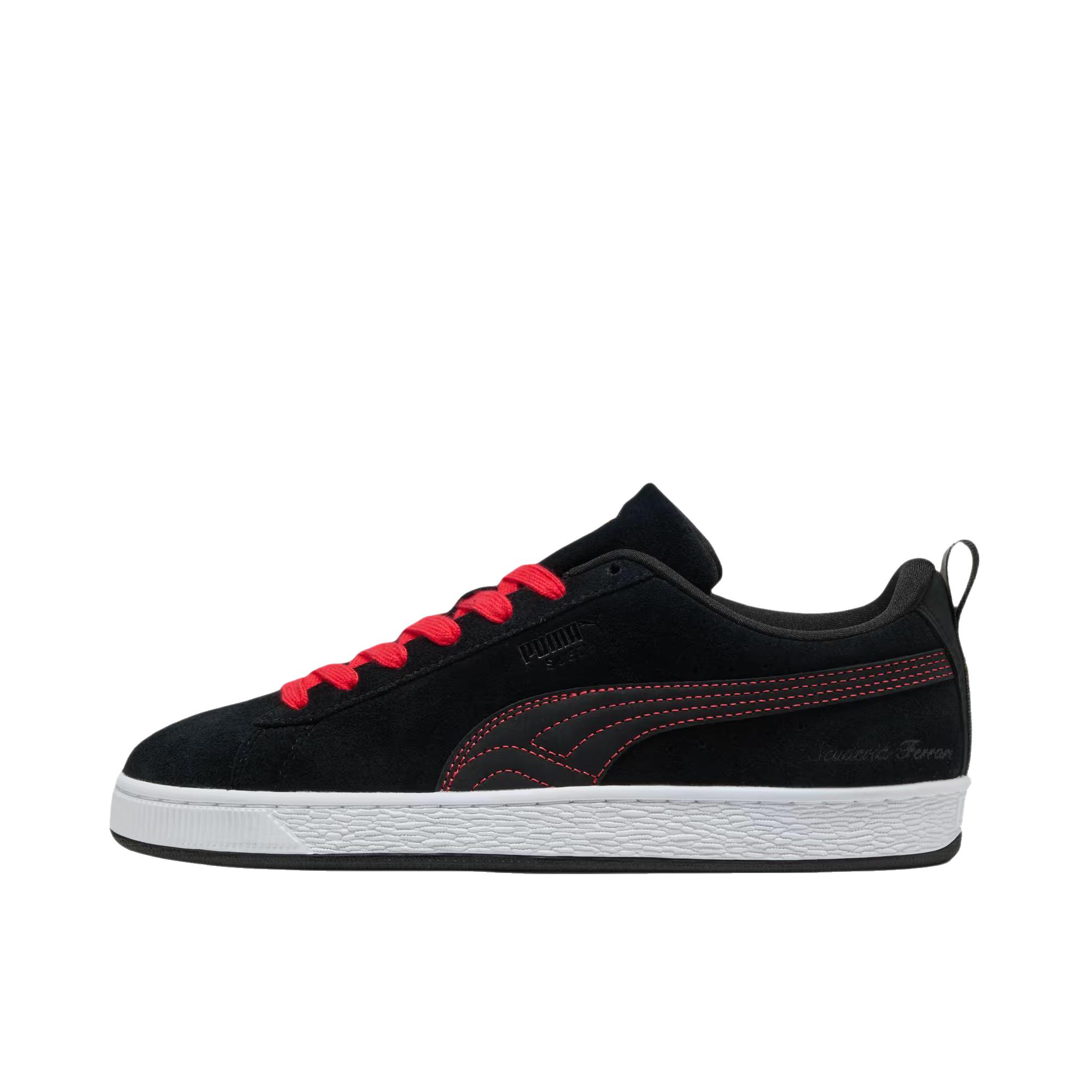 推荐商品：Puma/彪马 Suede Bow 板鞋 耐磨轻便舒适透气蝴蝶结滑复古 PUMA黑色/PUMA白色 