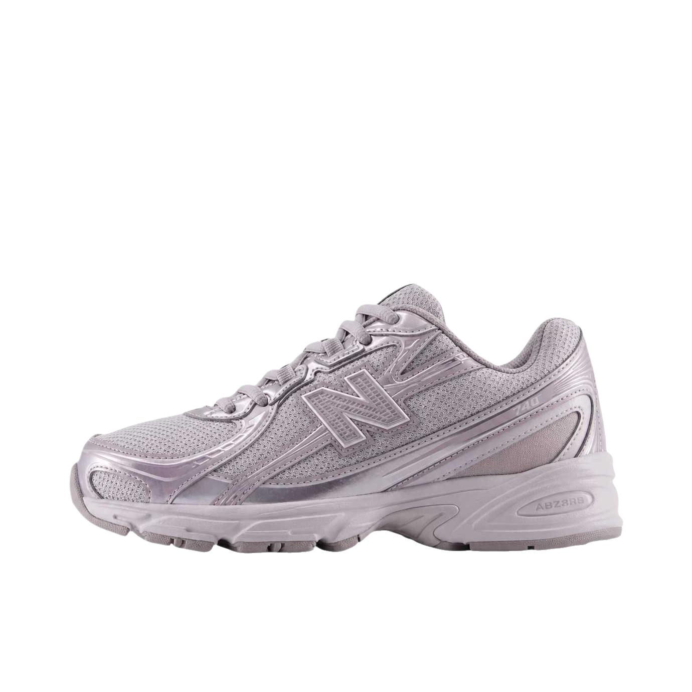推荐商品：New Balance 740 跑鞋 增高防滑耐磨透气低帮系带拼接圆头千禧风贴合支撑耐穿 D宽/灰色/紫色