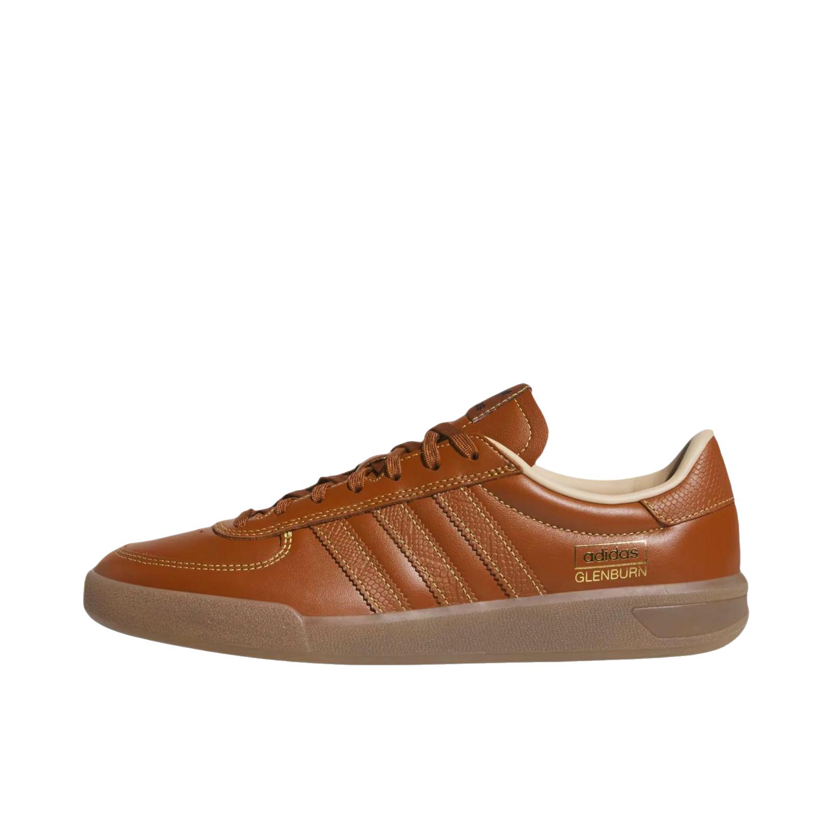 推荐商品：adidas Originals GLENBURN 板鞋 简约时尚舒适轻便贴合 暗铜色/金色/金属色/胶绿色 