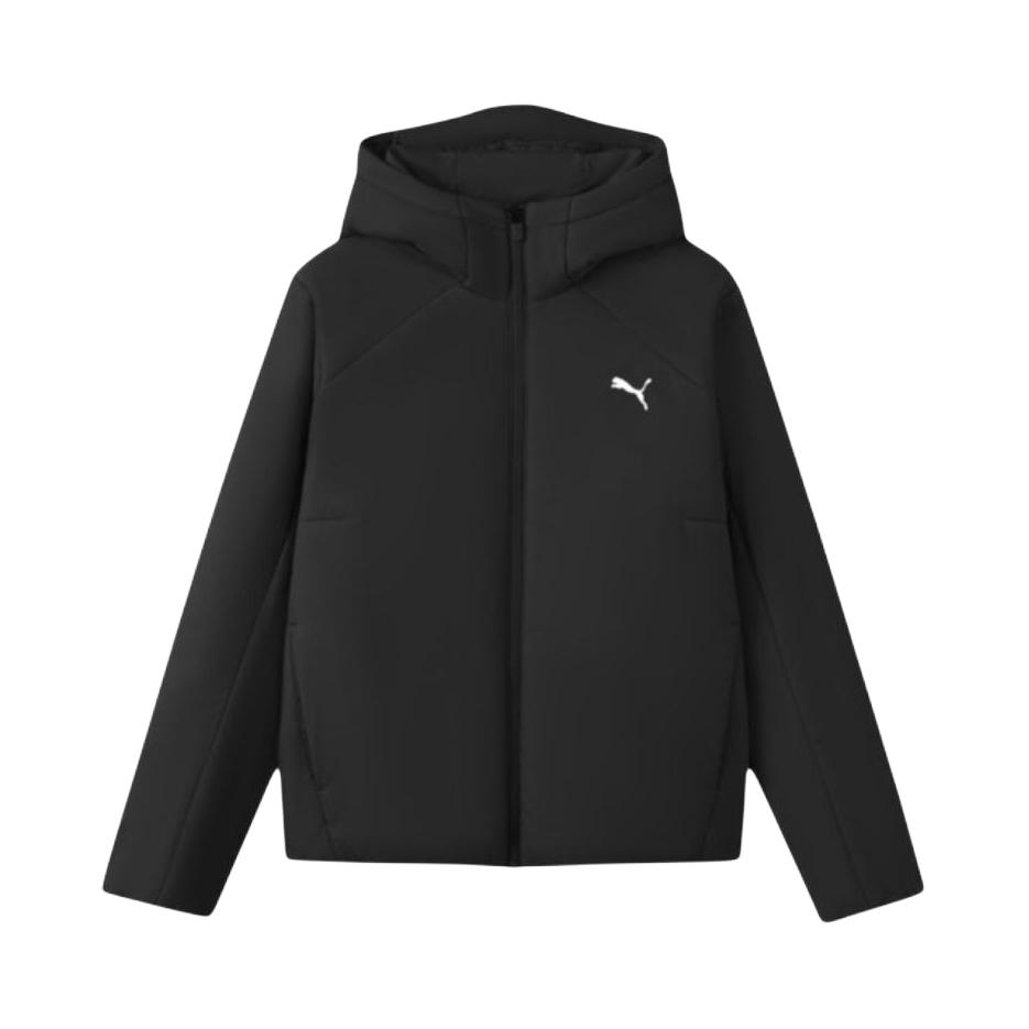 推荐商品：Puma/彪马童装 防风保暖拉链梭织长袖棉服 中大童 353926106201 黑