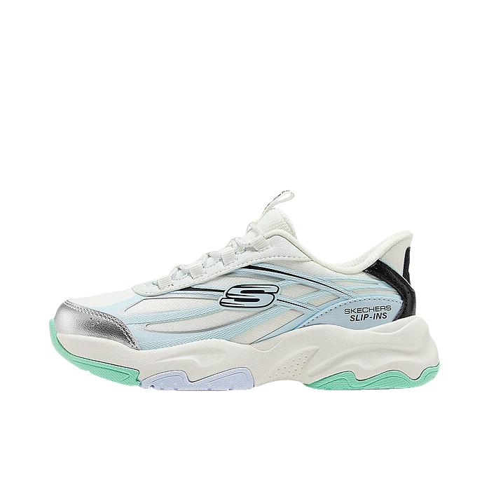 推荐商品：Skechers/斯凯奇 运动鞋儿童 日常休闲百搭 319110L 大童/白色/多彩色