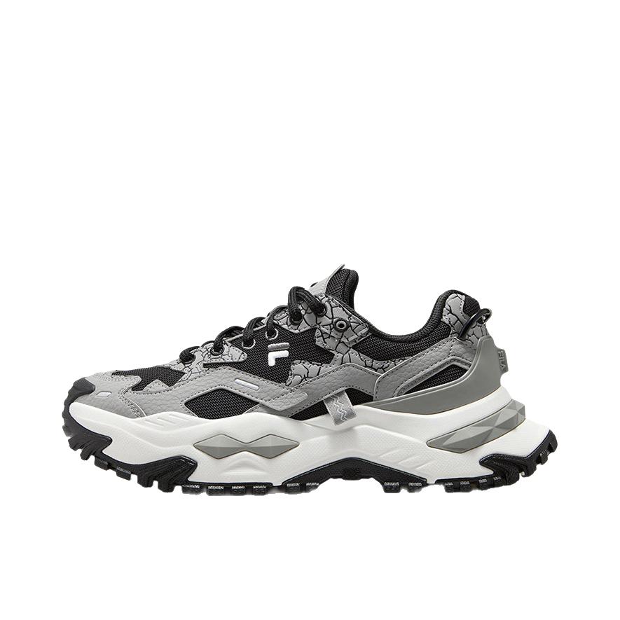 推荐商品：【赵露思同款】FILA/斐乐 BIANCO硬糖 防滑耐磨 舒适低帮 减震 圆头 系带 时尚百搭 运动休闲鞋 沉敛灰象