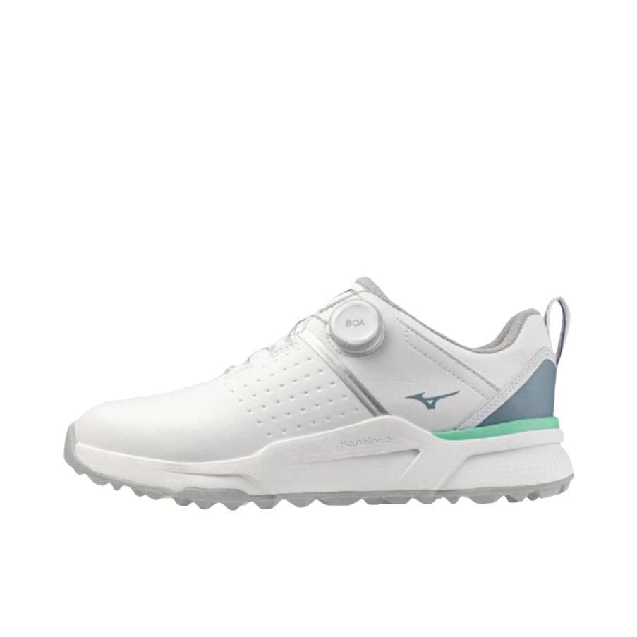 推荐商品：Mizuno/美津浓 HAZARD ENERZY 高尔夫鞋 百搭防滑耐磨低帮 奶白色