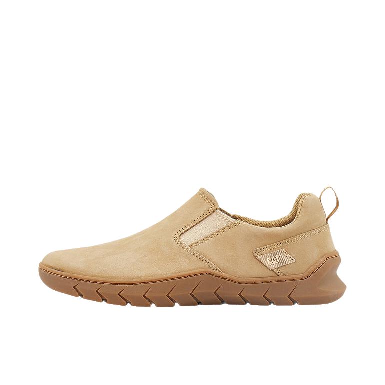 推荐商品：Cat 运动休闲鞋 舒适透气一脚蹬欧美 FLEXION SLIP ON-2026 浅卡其色