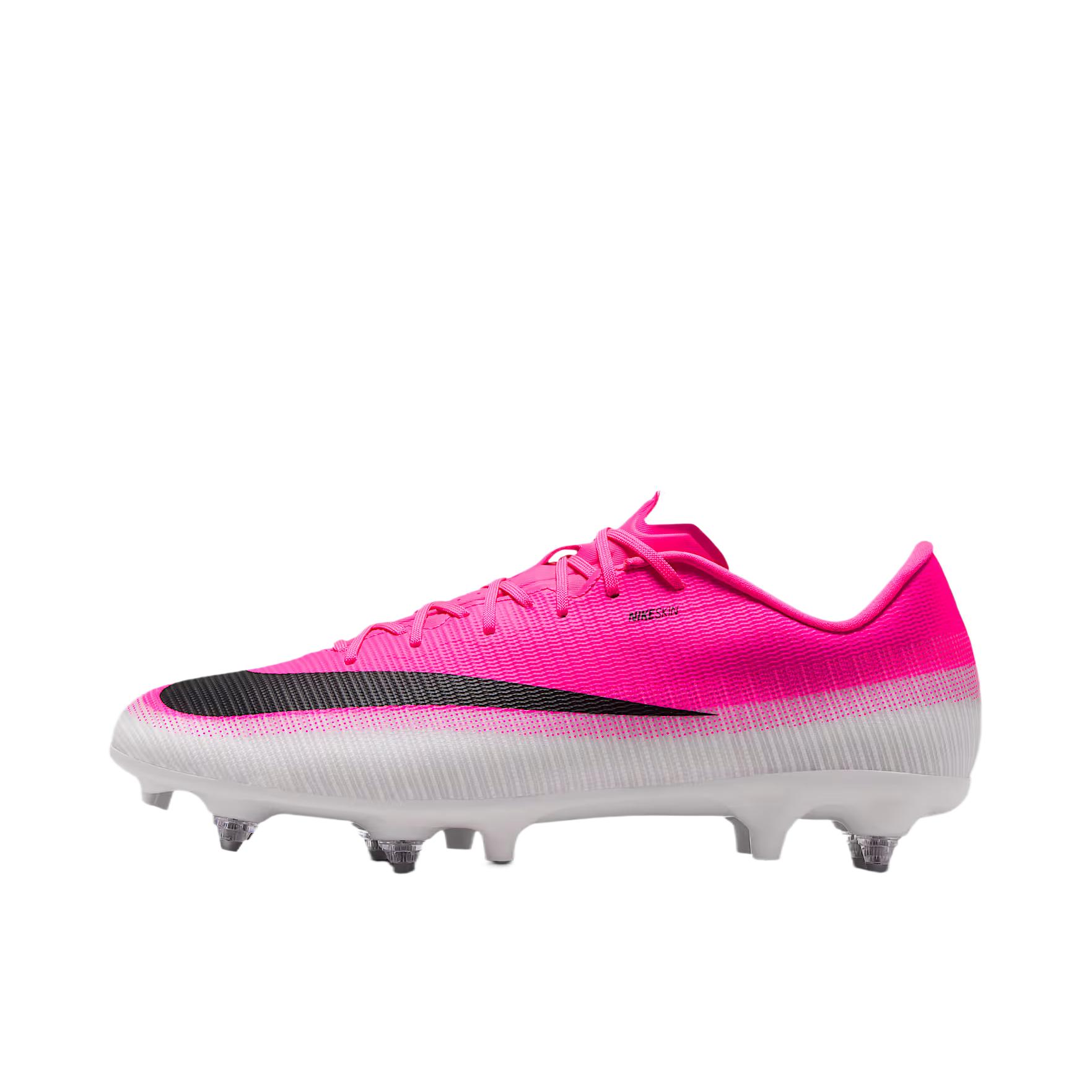 推荐商品：Nike Mercurial Vapor 17 Academy FG 足球鞋 胶质长钉柔软灵活抓地 低帮/紫色/白色/黑色
