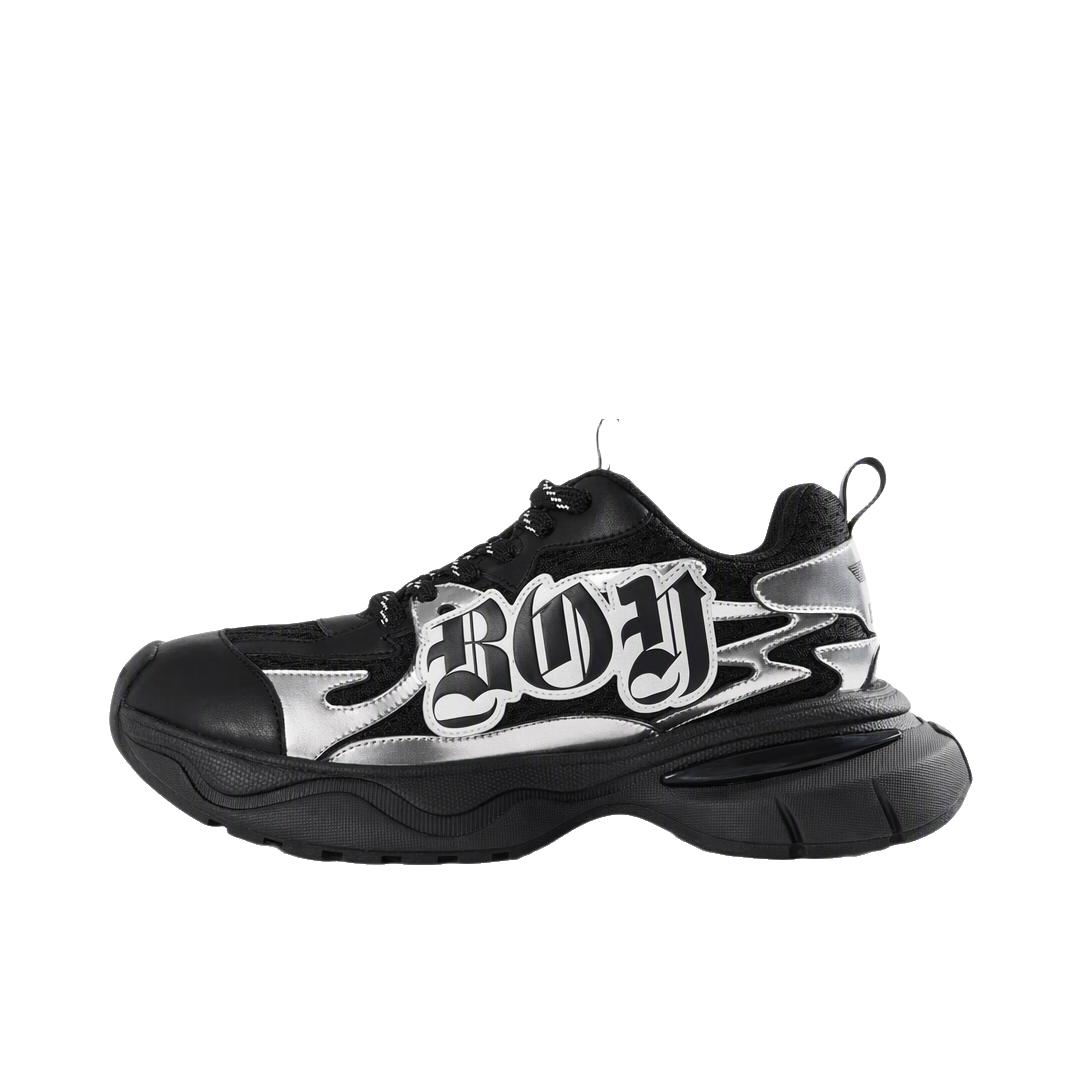 推荐商品：Boy London 运动休闲鞋 通勤百搭 N79001 黑色/银色
